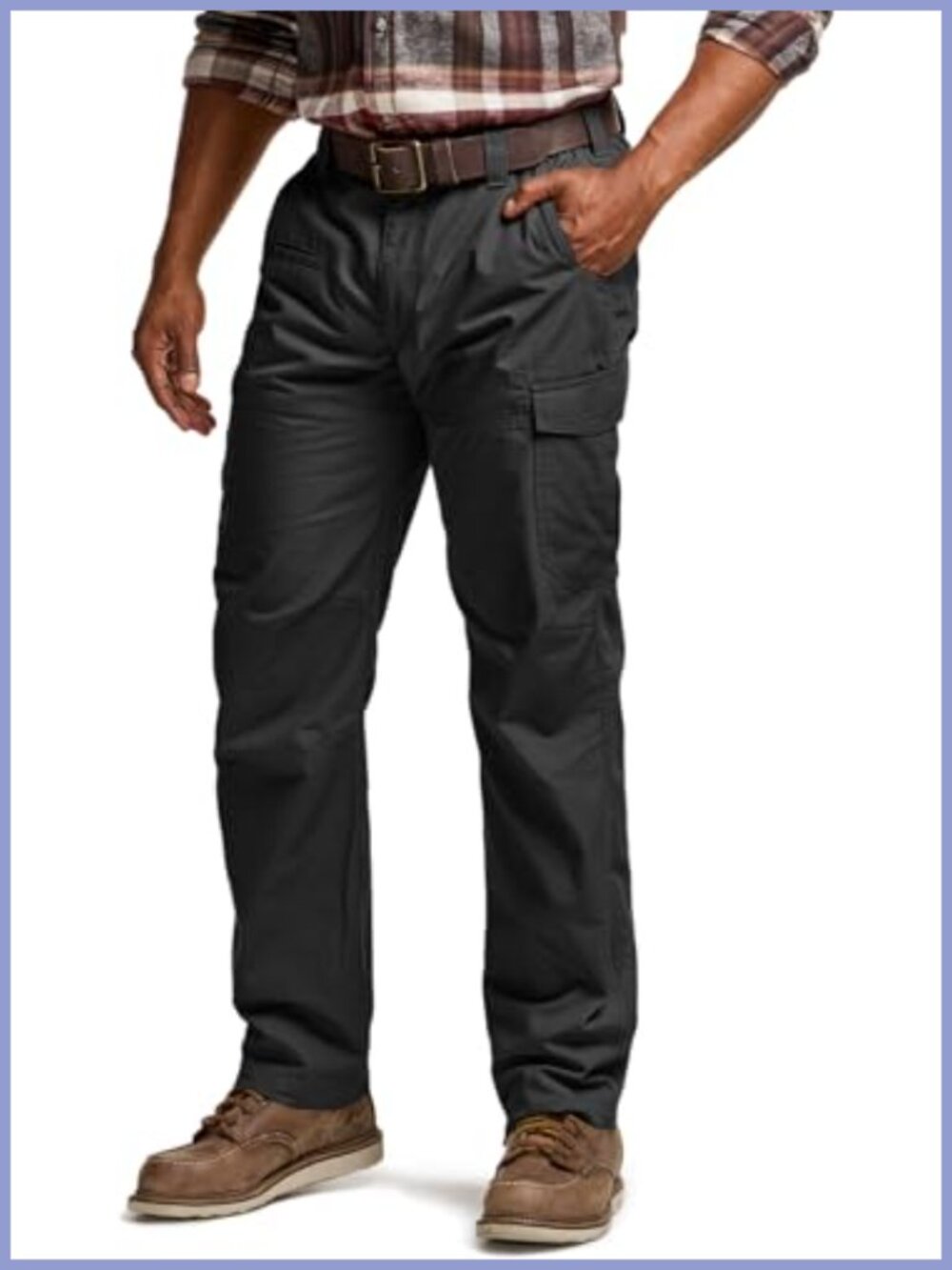 CQR Men's Winter Tactical Cargo Pants Fleece Lined Thermal Snow Ski Hiking Work